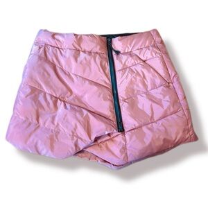 Iceburg Outerwear Pink Puffer Mini Skirt Size Small EUC